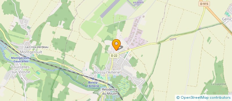 localisation de l'entreprise 3D HOUSE  BOISSY-L'AILLERIE