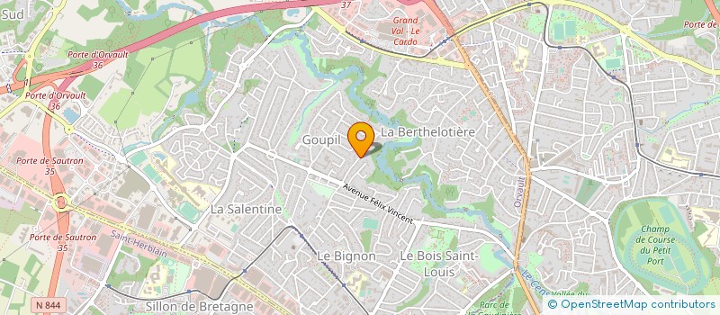 localisation de l'entreprise 3D IMMO à ORVAULT