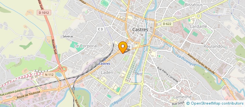 localisation de l'entreprise 3D IMMO  CASTRES