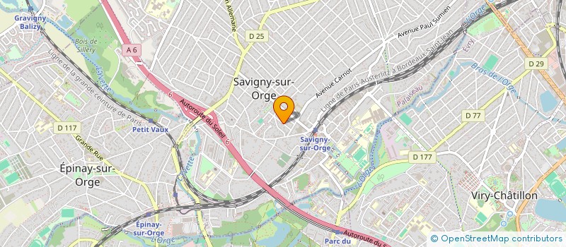 localisation de l'entreprise 3D INFORMATIQUES à SAVIGNY-SUR-ORGE