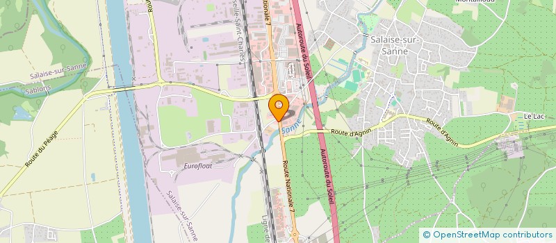 localisation de l'entreprise 3D INVEST  SALAISE-SUR-SANNE