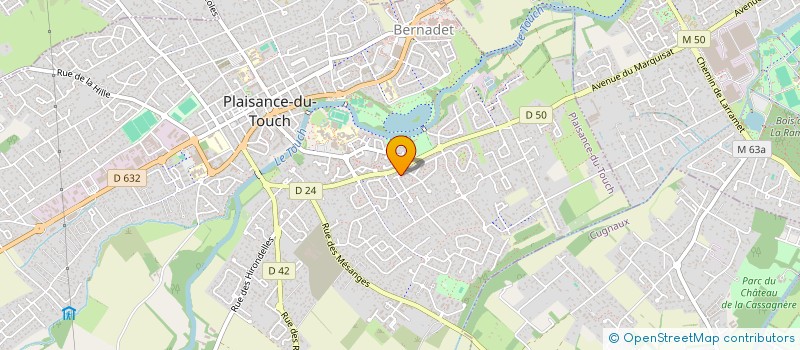 localisation de l'entreprise 3D JARDINS  PLAISANCE-DU-TOUCH