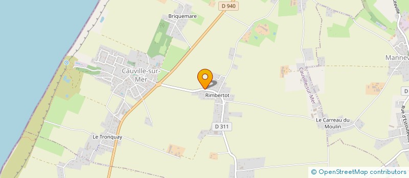 localisation de l'entreprise 3D LOCATION ET PROJETS  CAUVILLE-SUR-MER