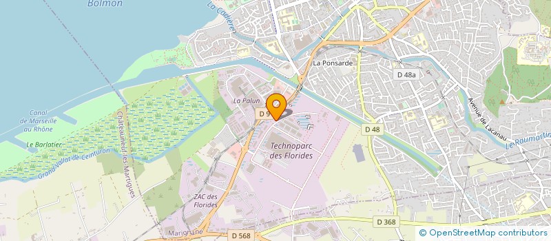 localisation de l'entreprise 3D MEDLAB à MARIGNANE