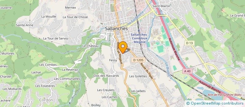 localisation de l'entreprise 3D MOBILITY  SALLANCHES