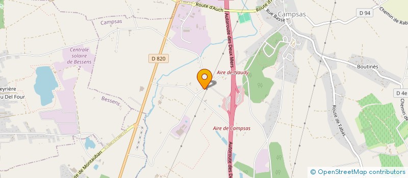 localisation de l'entreprise 3D OCCITANIE  CAMPSAS