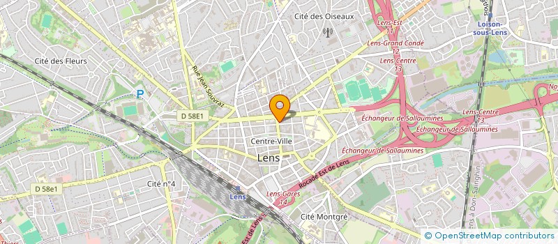 localisation de l'entreprise 3D OPTIQUE  LENS