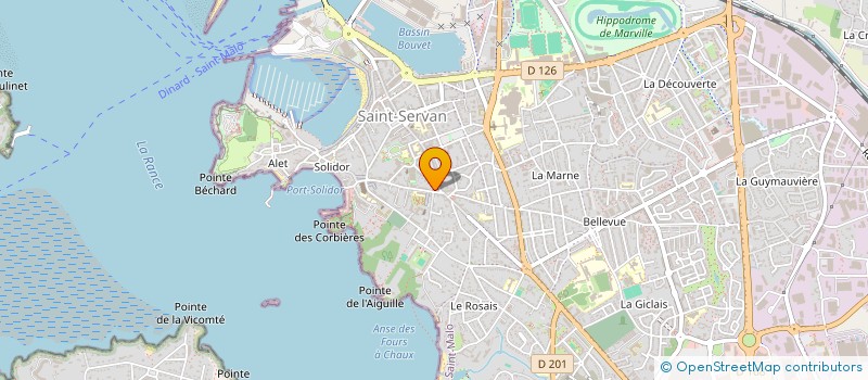 localisation de l'entreprise 3D OR INVEST  SAINT-MALO