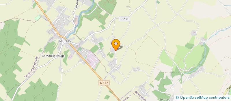 localisation de l'entreprise 3D PAYSAGE  ROMEGOUX