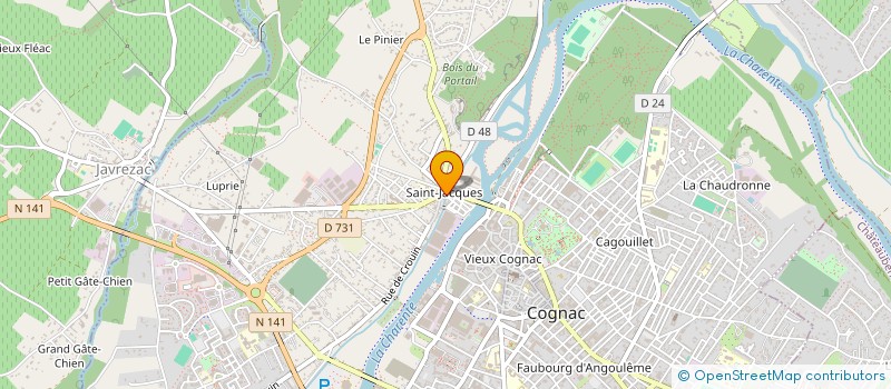 localisation de l'entreprise 3D RENO à COGNAC