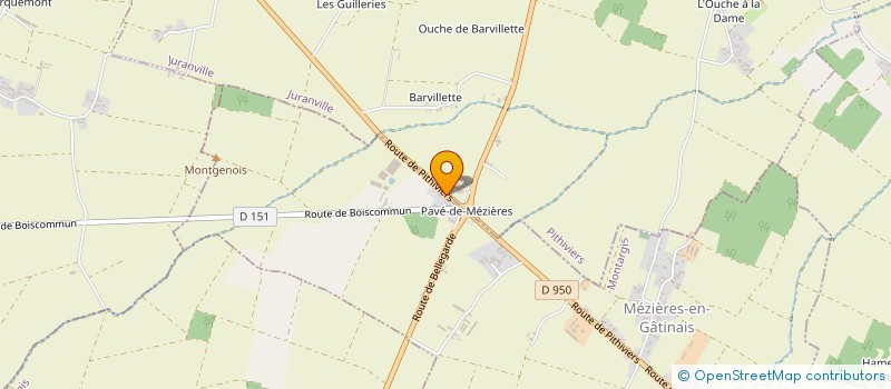 localisation de l'entreprise 3D TEAM à MEZIERES-EN-GATINAIS