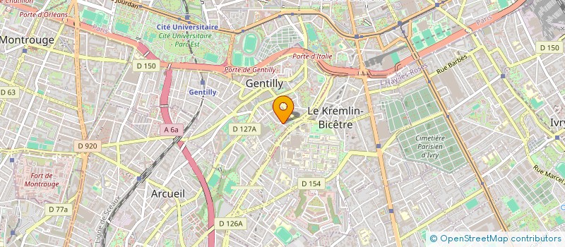 localisation de l'entreprise 3D TRANSPORT à GENTILLY