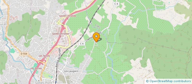localisation de l'entreprise 3D TRANSPORTS à SOLLIES-PONT