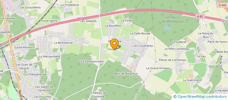 localisation de l'entreprise 3D VIRTUOUS PRINT à VEIGNE