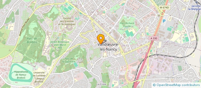 localisation de l'entreprise 3D WISEFRANCE à VANDŒUVRE-LES-NANCY