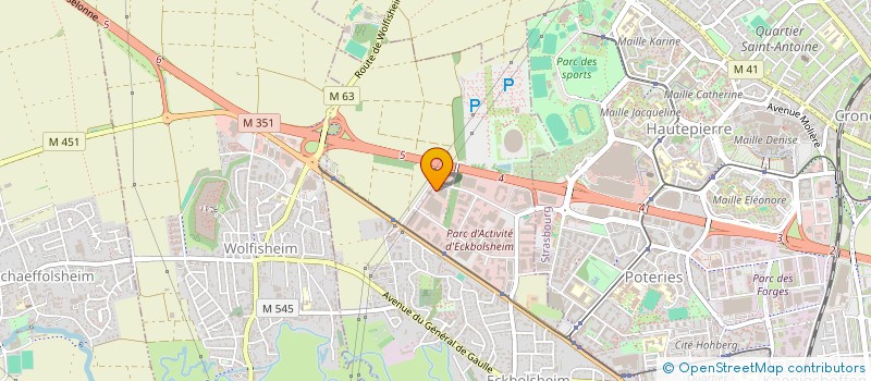 localisation de l'entreprise 3D-ZENITH  ECKBOLSHEIM