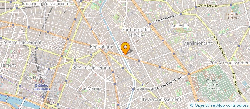 localisation de l'entreprise 3D2M  PARIS