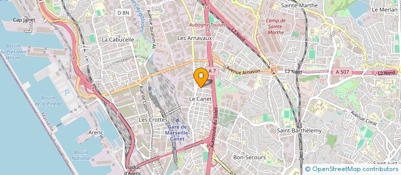 localisation de l'entreprise 3D2Y à MARSEILLE