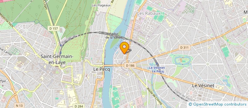 localisation de l'entreprise 3D8 IMMOBILIER  LE PECQ