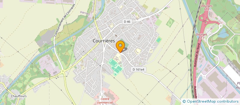 localisation de l'entreprise 3DAY  COURRIERES