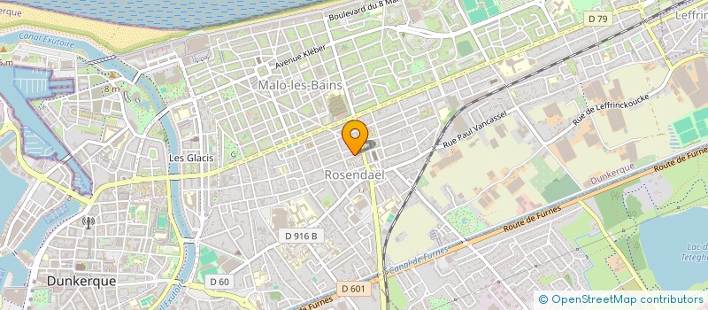 localisation de l'entreprise 3DB DK à DUNKERQUE