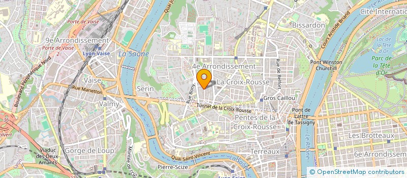 localisation de l'entreprise 3DB-LYON à LYON 4EME