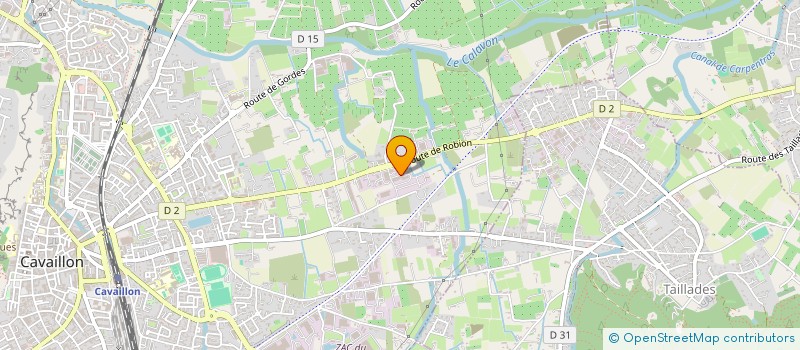 localisation de l'entreprise 3DB TRANS à CAVAILLON