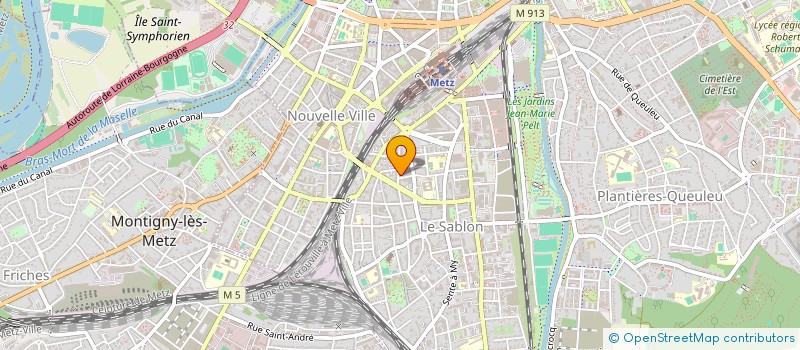 localisation de l'entreprise 3DCD PLAQUISTE  METZ