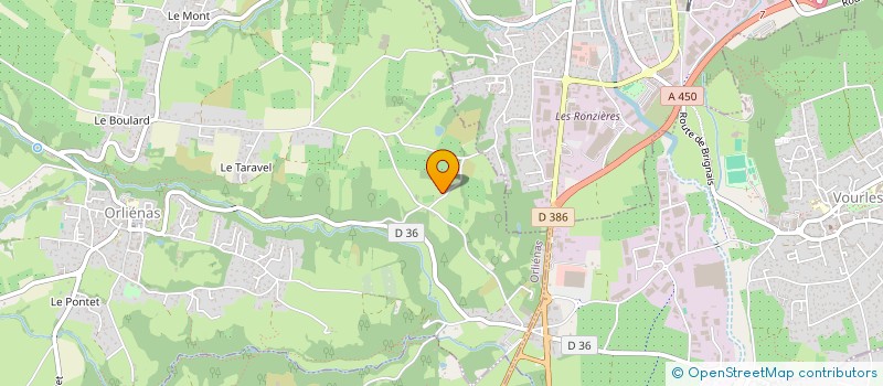 localisation de l'entreprise 3DCE  ORLIENAS