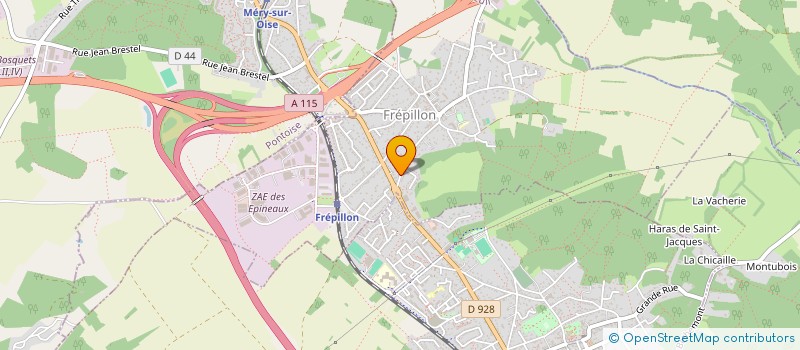 localisation de l'entreprise 3DDD GAMES à FREPILLON
