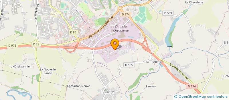 localisation de l'entreprise 3DENTAL  SAINT-LO