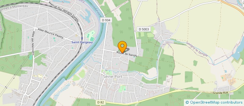 localisation de l'entreprise 3DES  SEINE-PORT