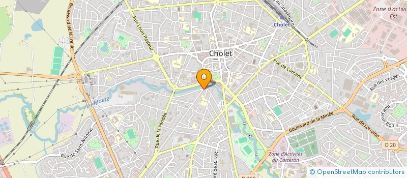localisation de l'entreprise 3DESCARTES  CHOLET