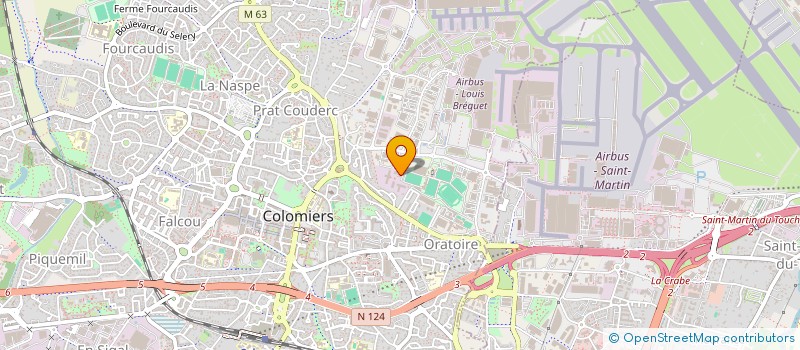 localisation de l'entreprise 3DG à COLOMIERS
