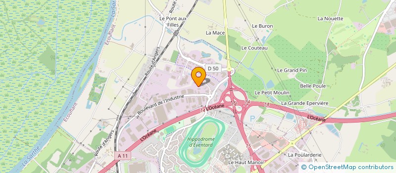 localisation de l'entreprise 3DMZ à ECOUFLANT