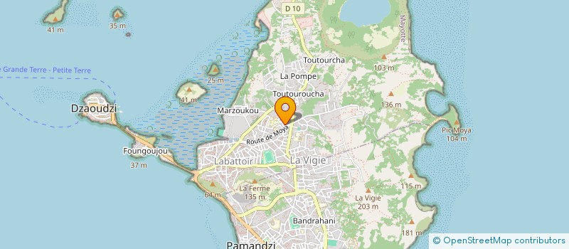 localisation de l'entreprise 3DNAS à DZAOUDZI