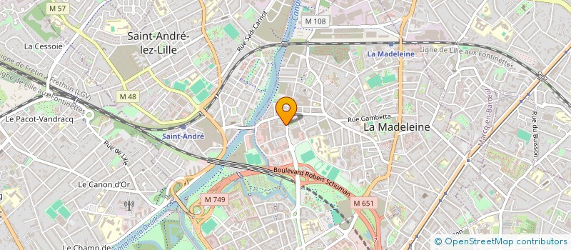 localisation de l'entreprise 3DO GROUP à LA MADELEINE