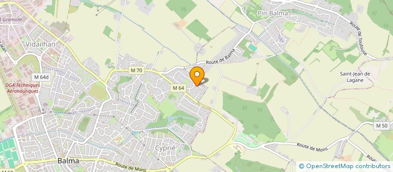 localisation de l'entreprise 3DO -TECH  BALMA