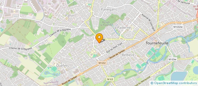 localisation de l'entreprise 3DP  TOURNEFEUILLE