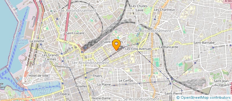 localisation de l'entreprise 3DR ARMATURE COFFRANTE  MARSEILLE