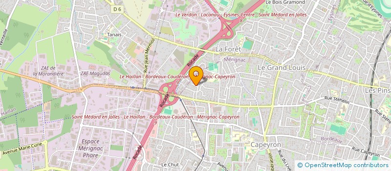 localisation de l'entreprise 3DRA  MERIGNAC