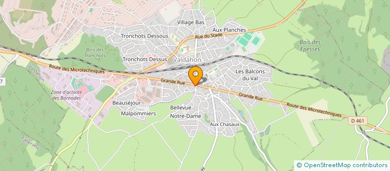 localisation de l'entreprise 3DSAT à VALDAHON