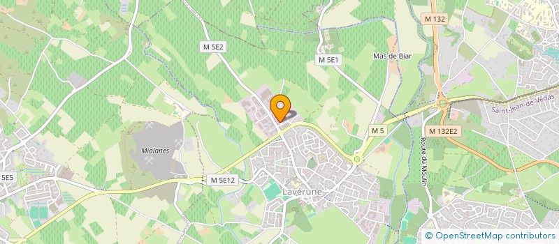 localisation de l'entreprise 3DTF  LAVERUNE