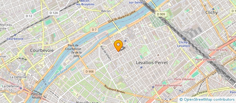 localisation de l'entreprise 3DV à LEVALLOIS-PERRET