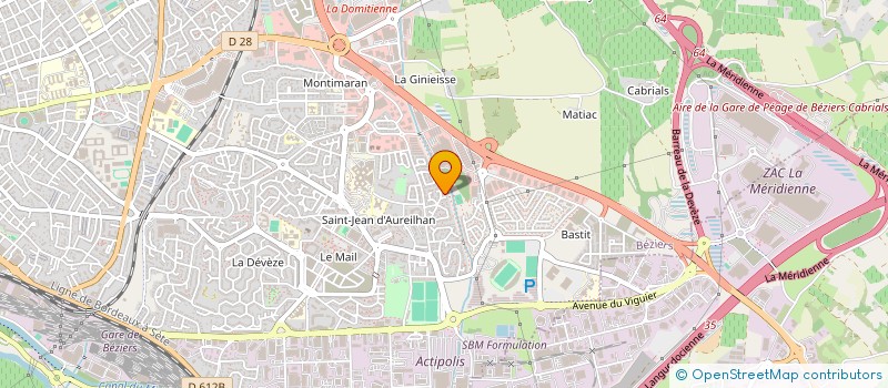 localisation de l'entreprise 3DVARIUS à BEZIERS