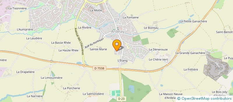 localisation de l'entreprise 3DVISION à LES HERBIERS