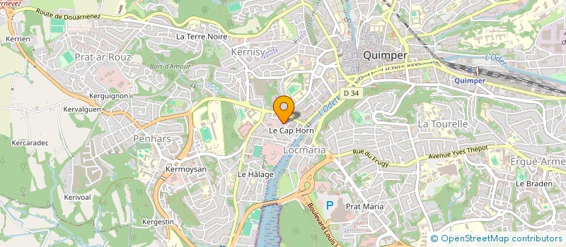 localisation de l'entreprise 3DYS CONCEPT à QUIMPER