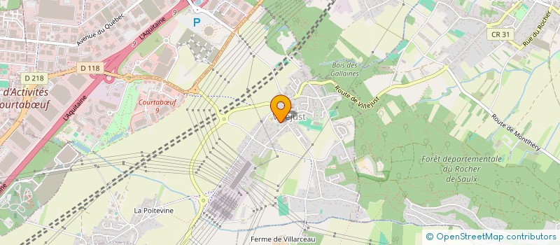 localisation de l'entreprise 3E  VILLEJUST