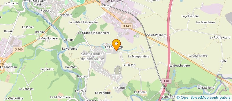 localisation de l'entreprise 3E  MORTAGNE-SUR-SEVRE