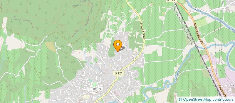 localisation de l'entreprise 3E  LAUDUN L ARDOISE